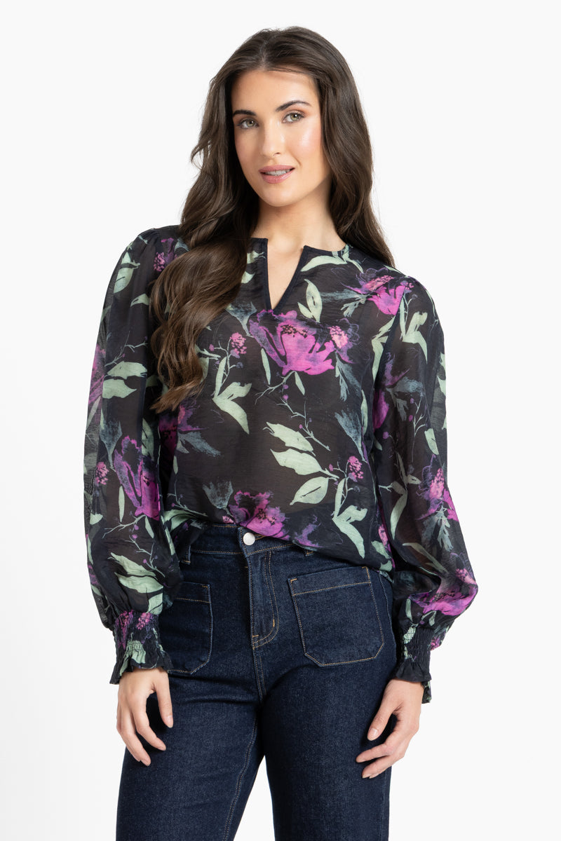 Havana Top - Indigo Garden