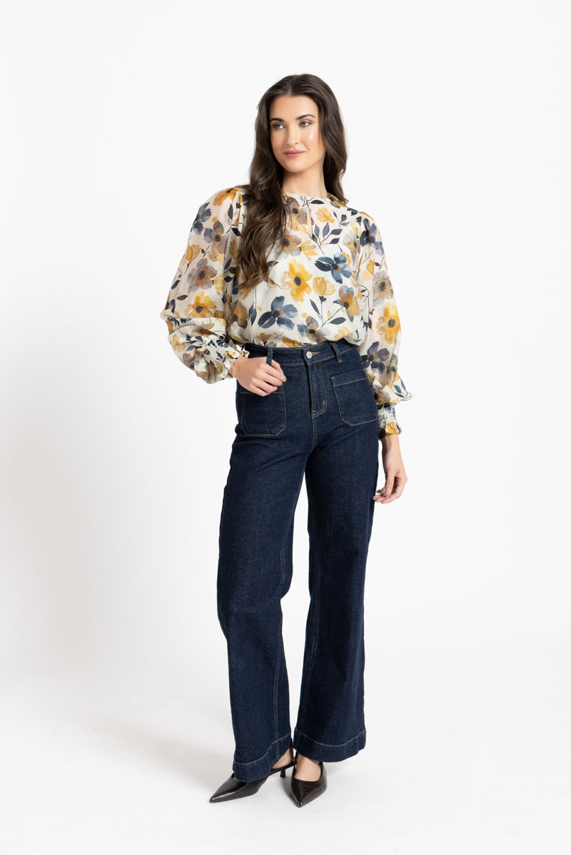 Havana Top - Golden Bloom