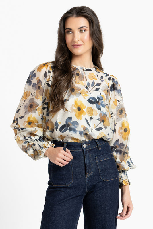 Havana Top - Golden Bloom