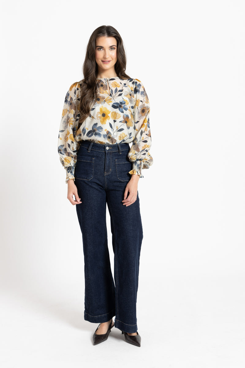 Havana Top - Golden Bloom