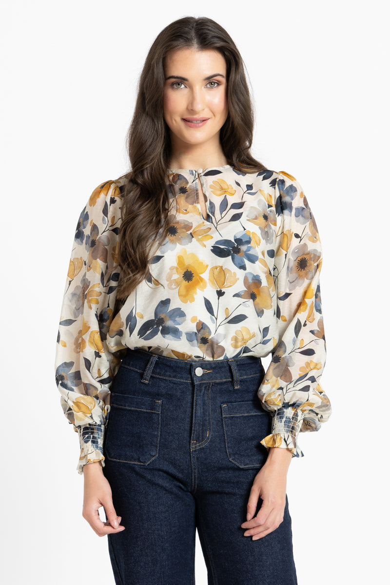 Havana Top - Golden Bloom