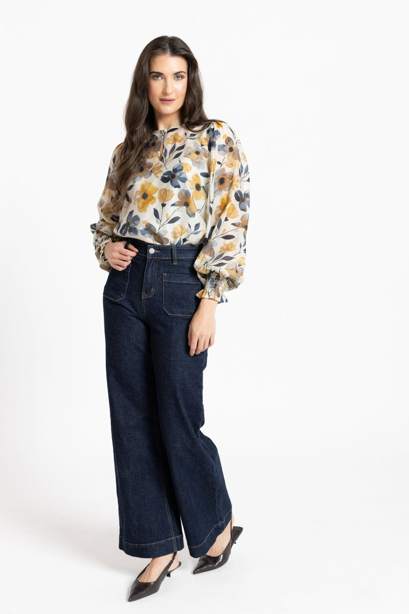 Havana Top - Golden Bloom
