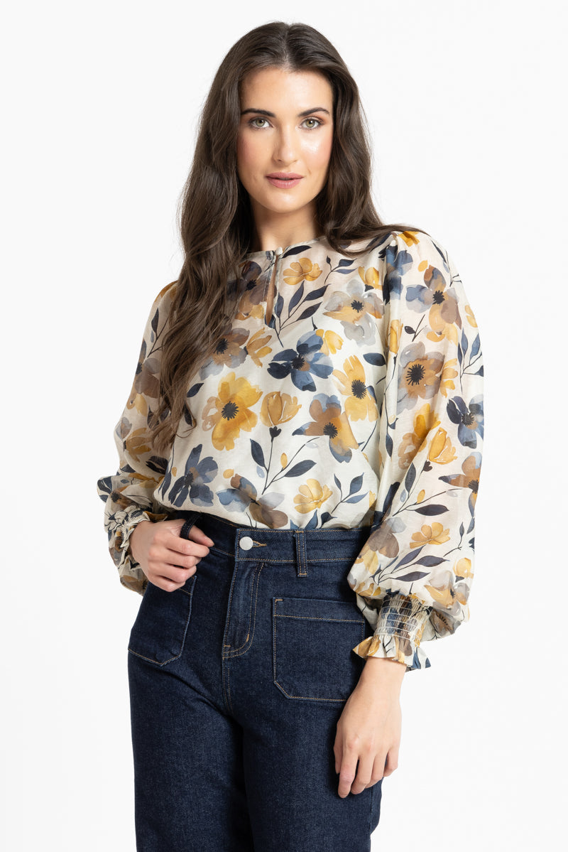 Havana Top - Golden Bloom