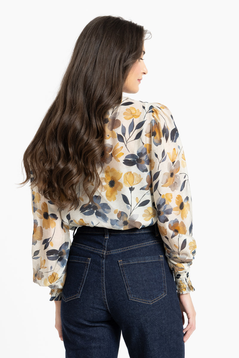 Havana Top - Golden Bloom