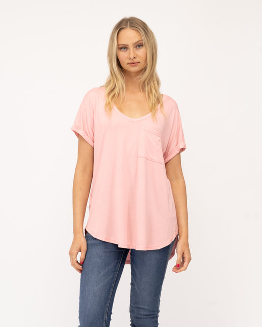Label of Love - Tee - 7602 - Pink - 50% Off-1x L left aprox 12-14