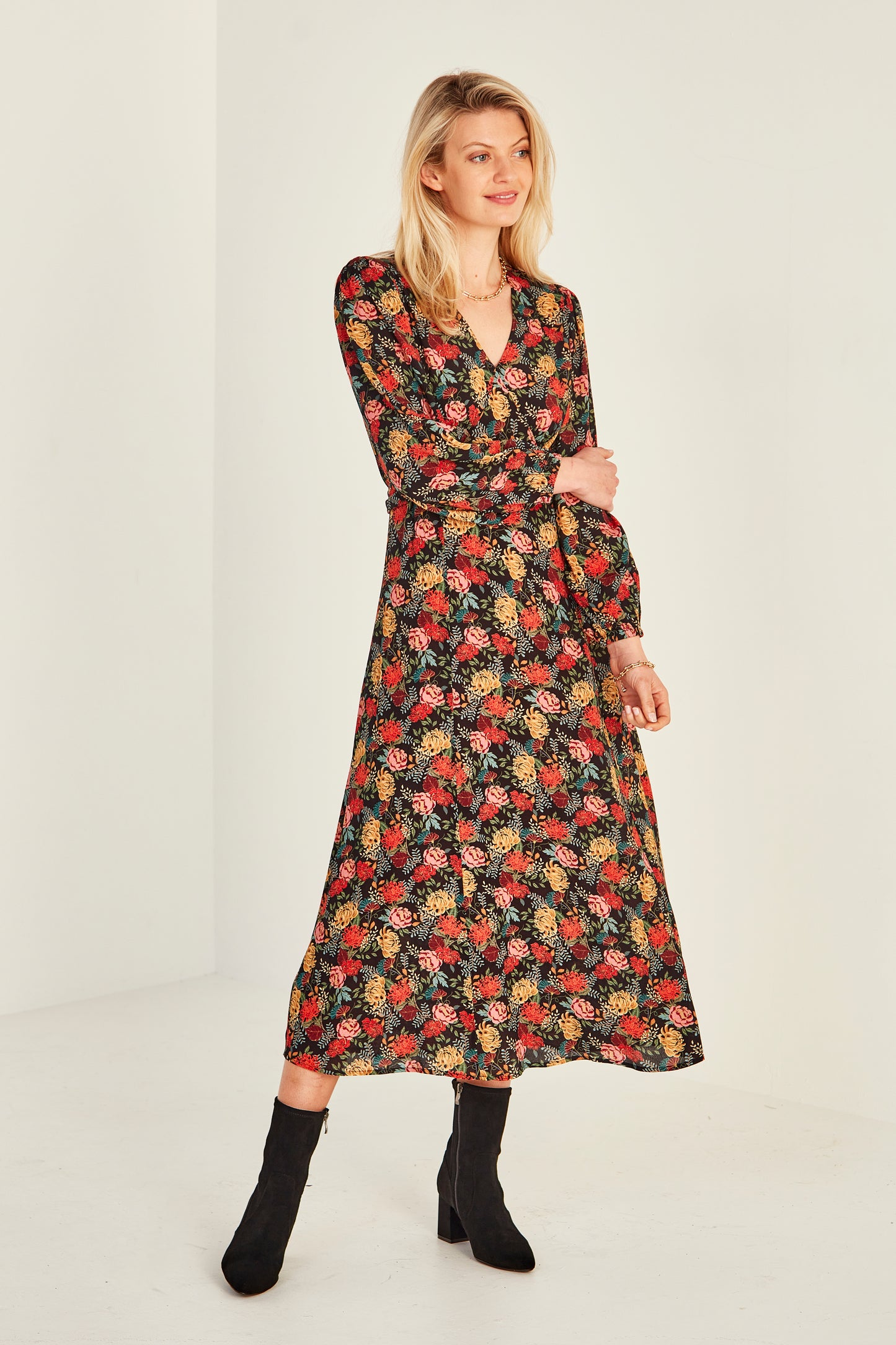 Lemon Tree - Jasmin Dress - Midnight Print - 50% OFF