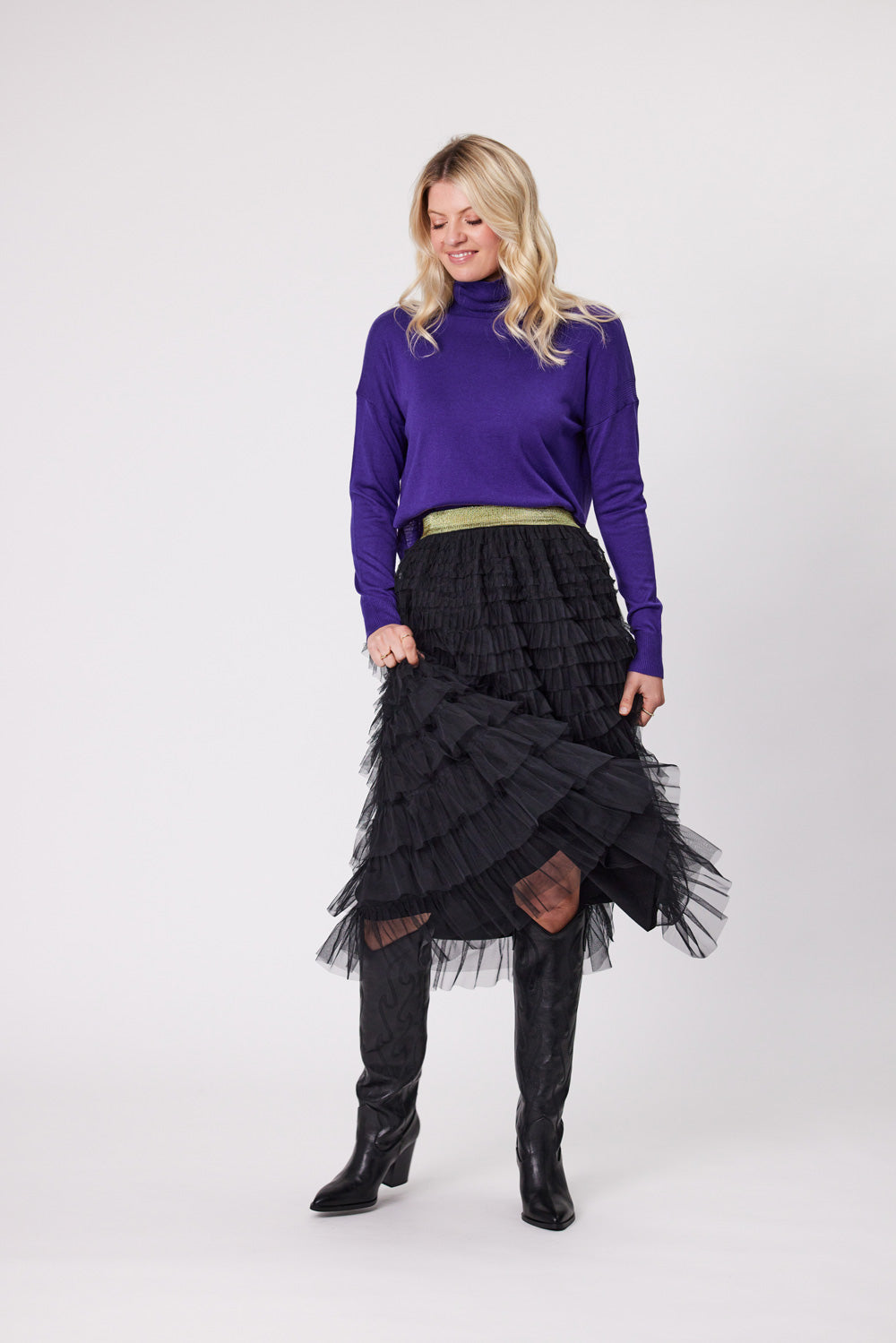 Bonnie Skirt - LTD120 - Black - Due March