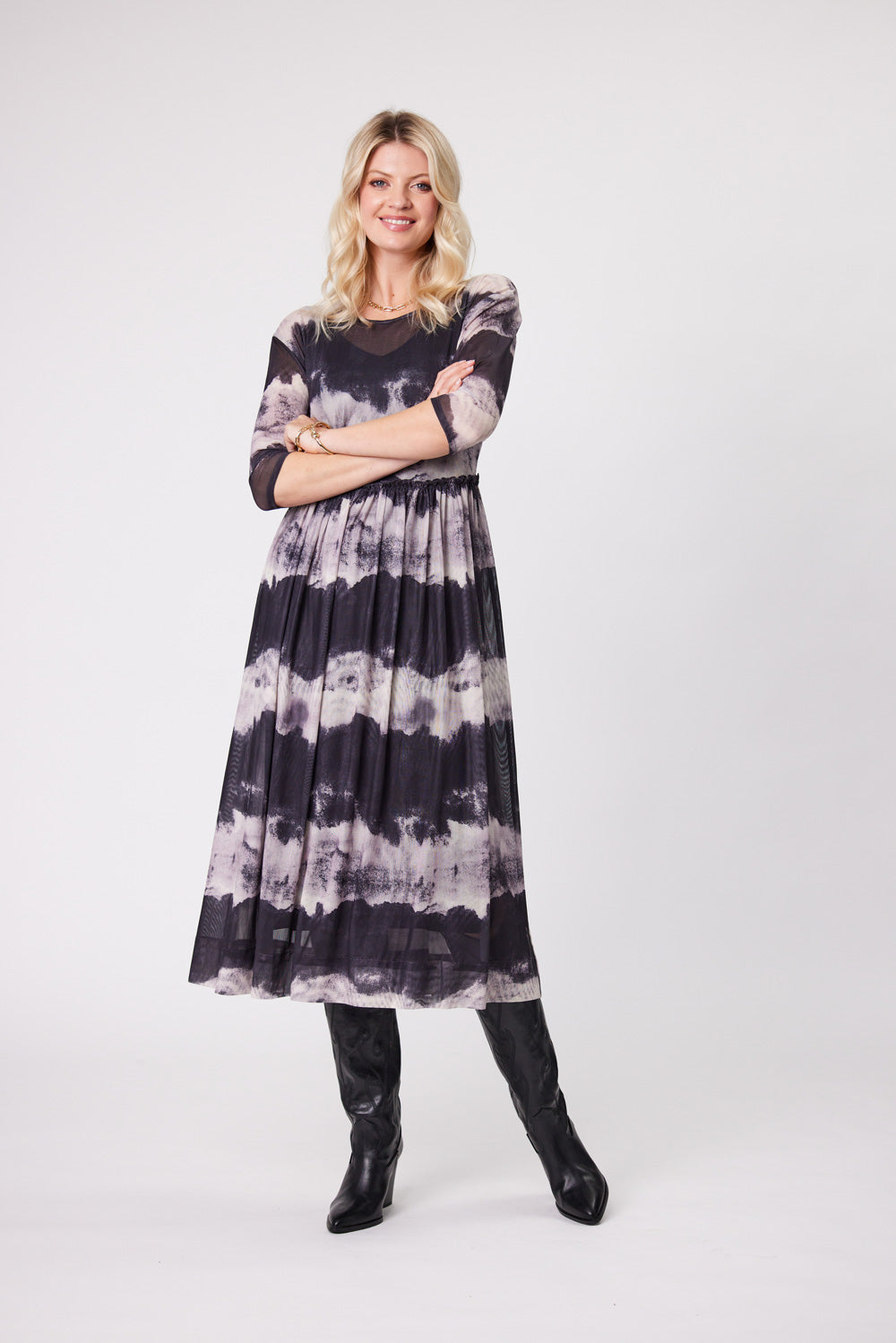 Sarai Dress - LTD140 - Dark Clouds - Due April