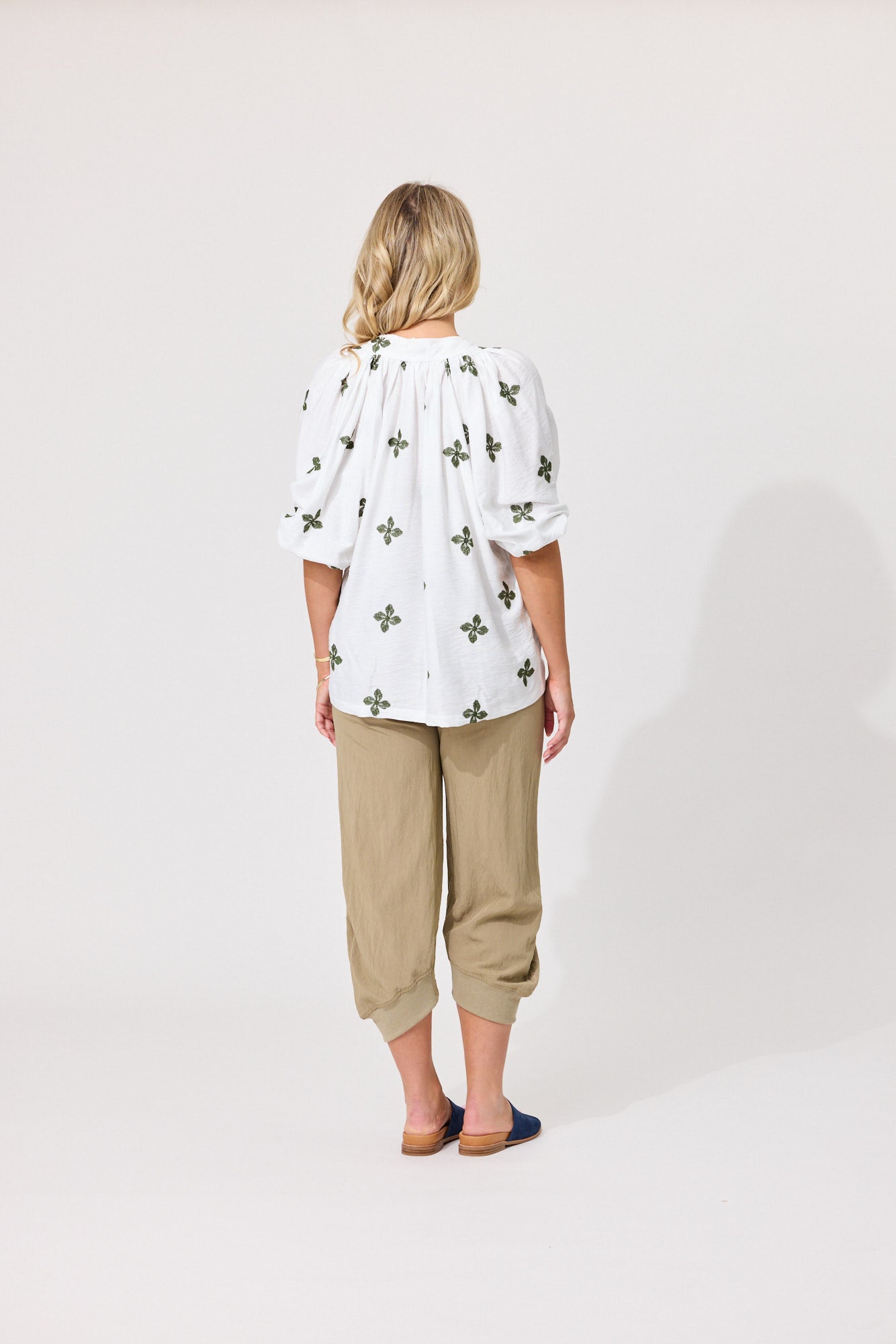 Gianna Top - White Clover