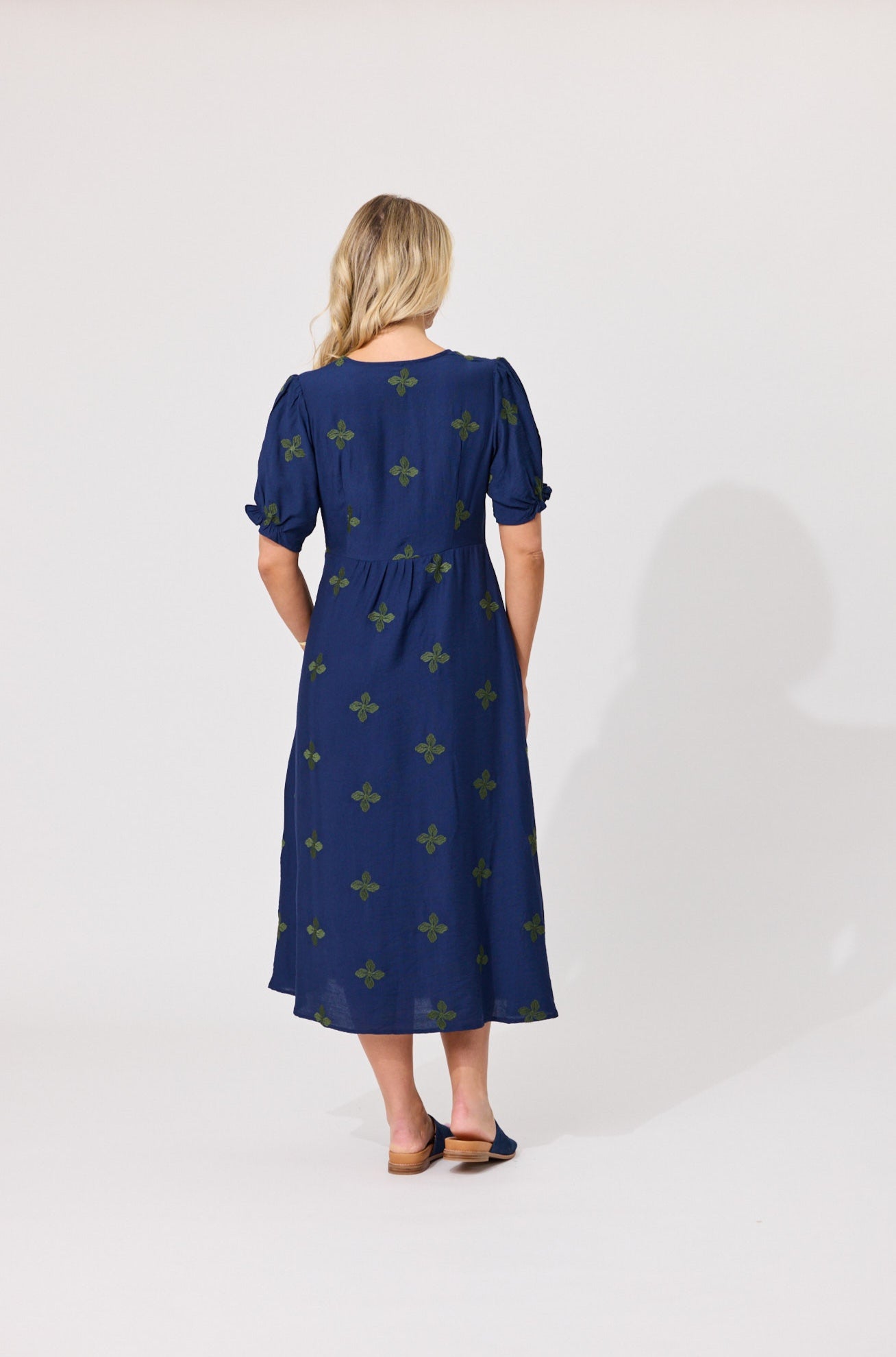 Bex Dress - Navy Clover