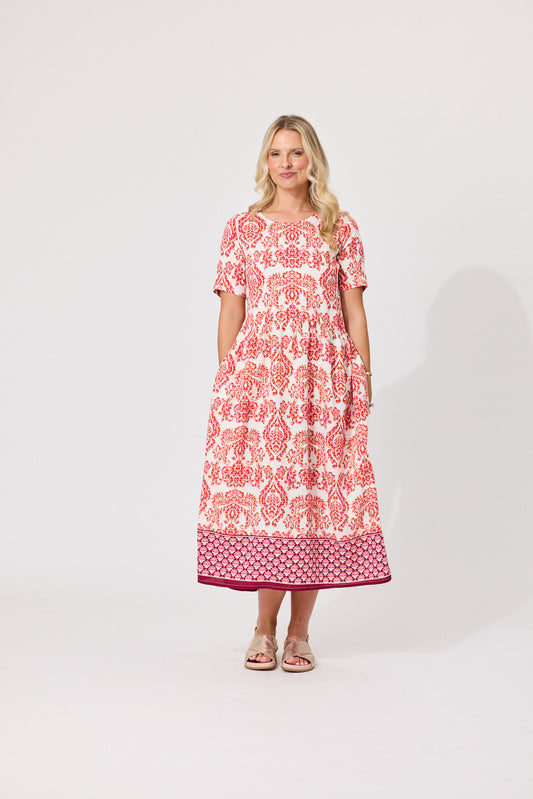 Madonna Dress - Pink Persia