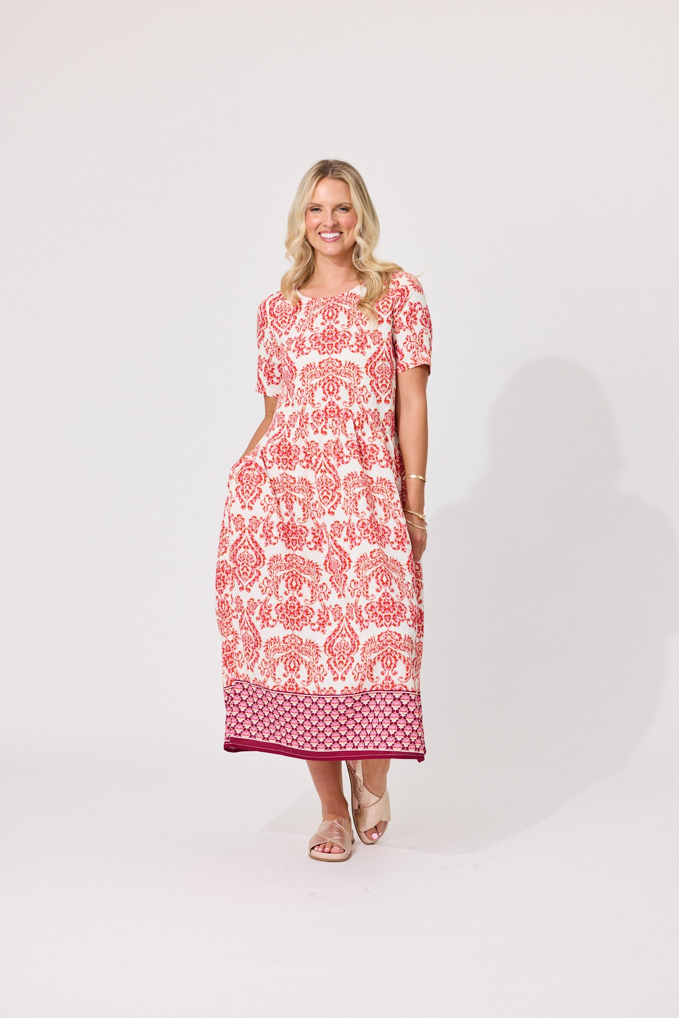 Madonna Dress - Pink Persia