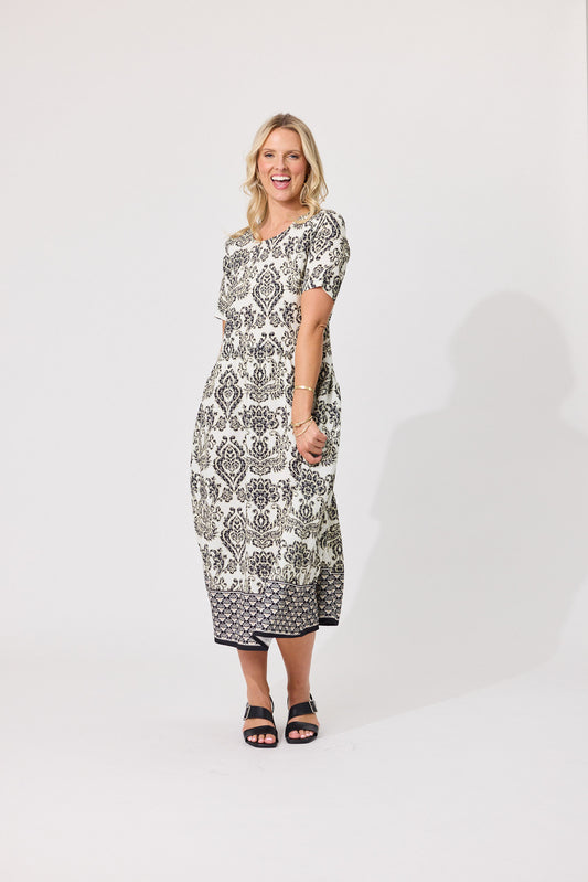 Madonna Dress - Black Persia