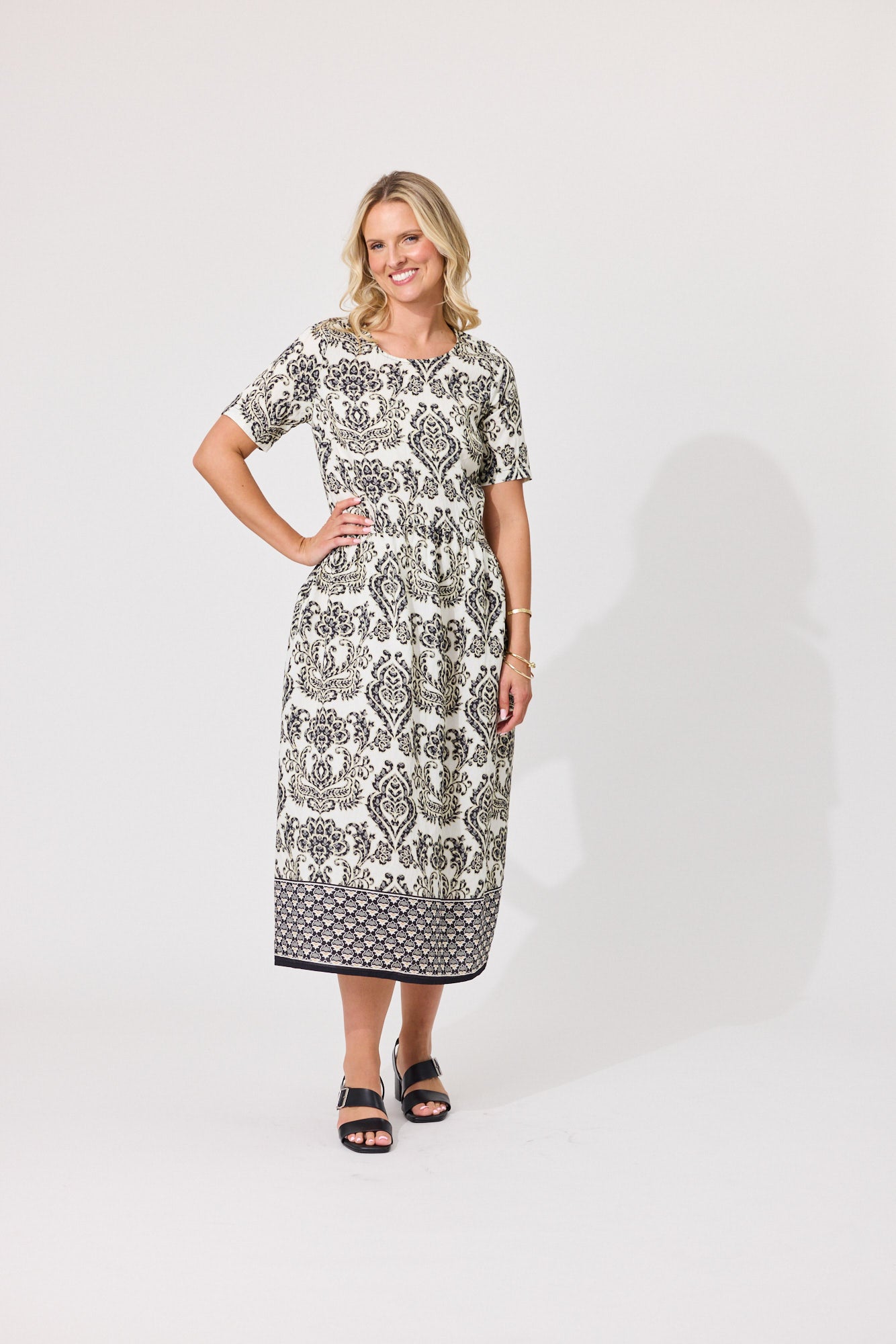 Madonna Dress - Black Persia