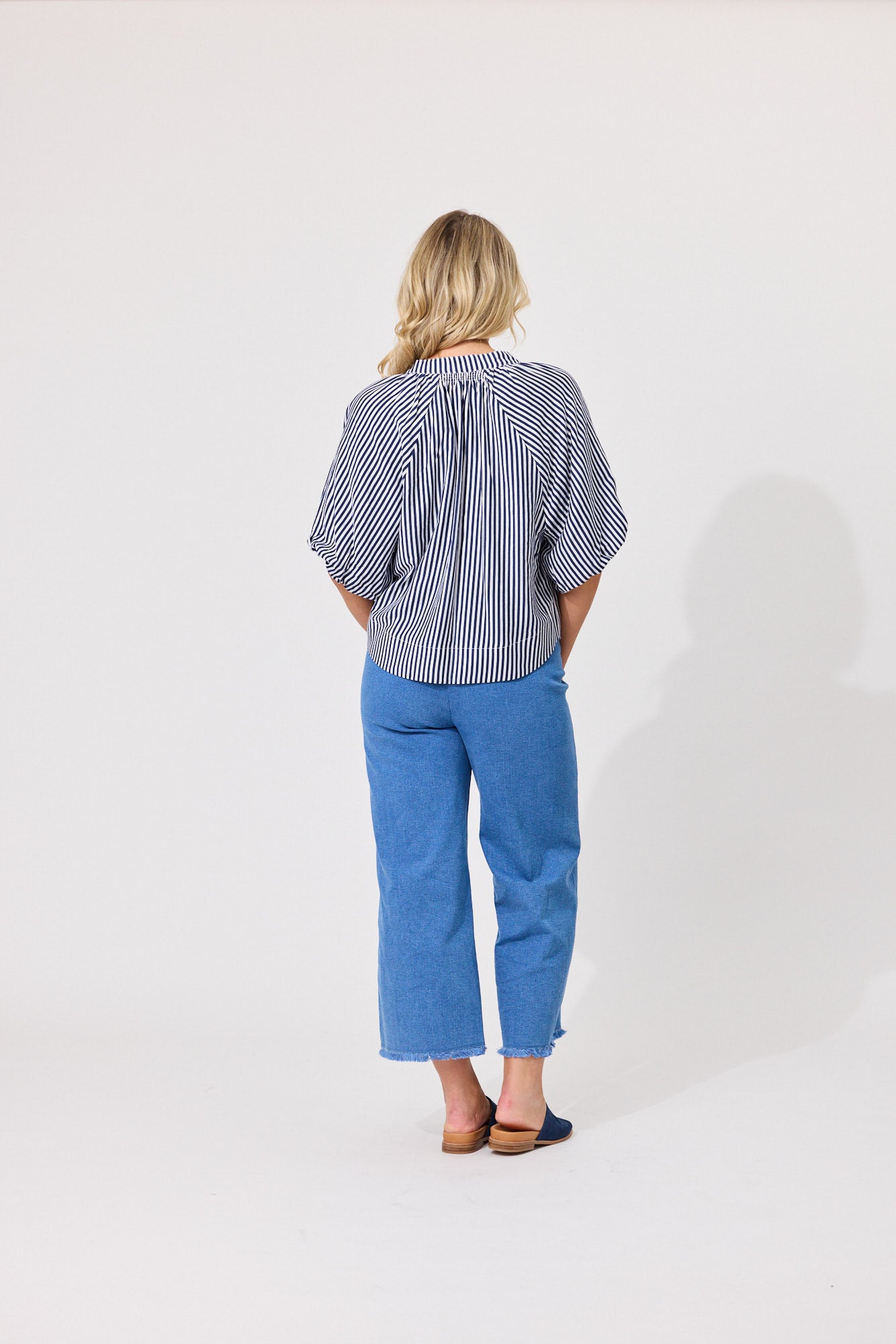 Manuela Top - Navy Stripe