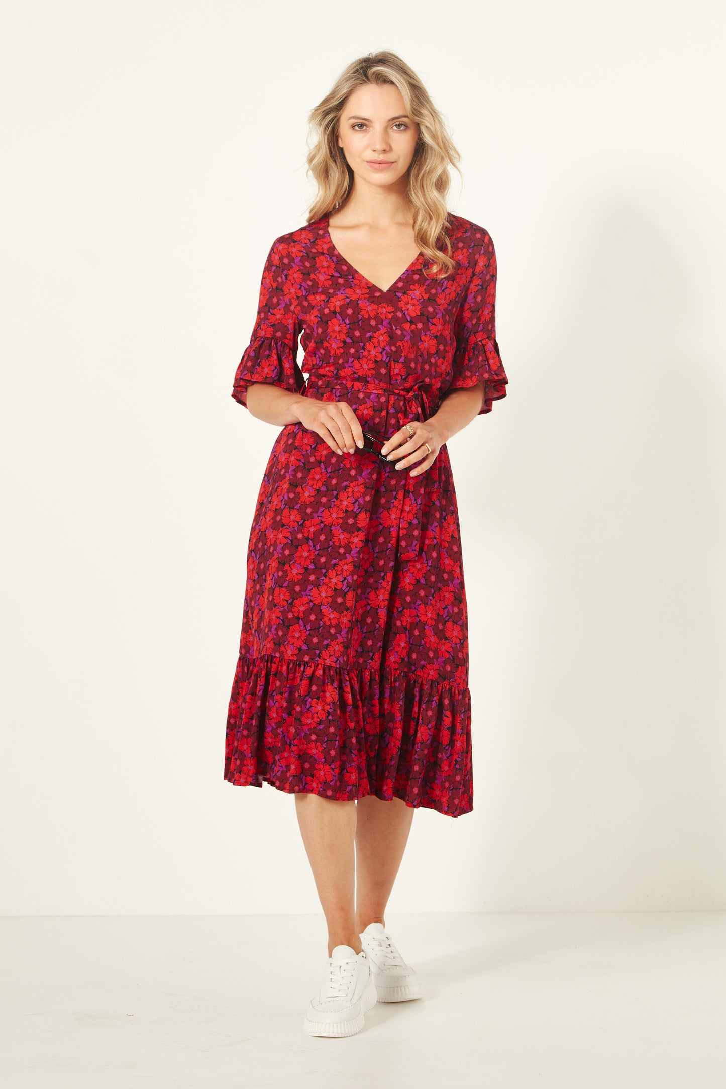 Lemon Tree - Carmen Dress - LT940 - Floral Print - 1 x 16 left $99 XMAS DRESS SPECIAL