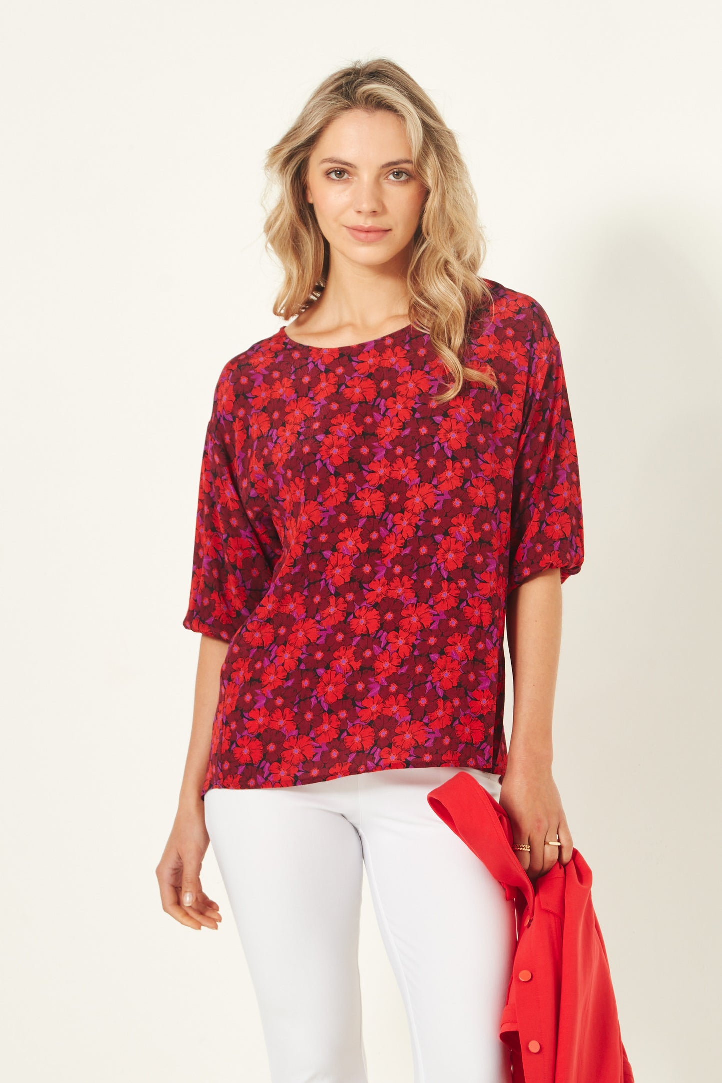 Lemon Tree - Sybil Top - LT903 - Floral Print - 40% Off