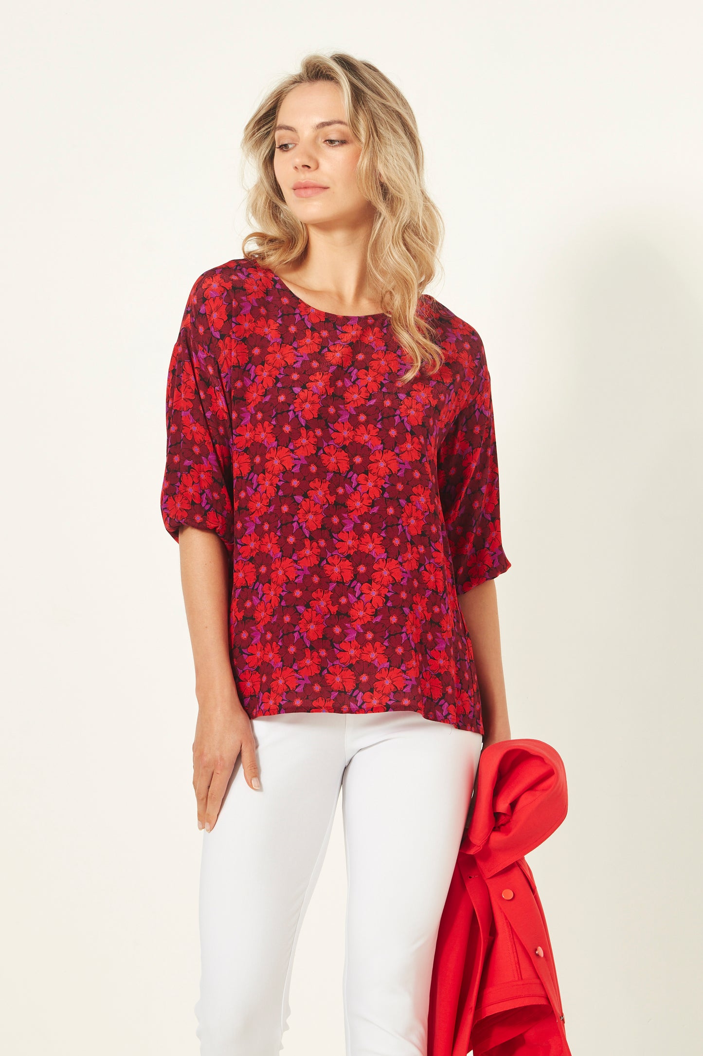 Lemon Tree - Sybil Top - LT903 - Floral Print - 40% Off