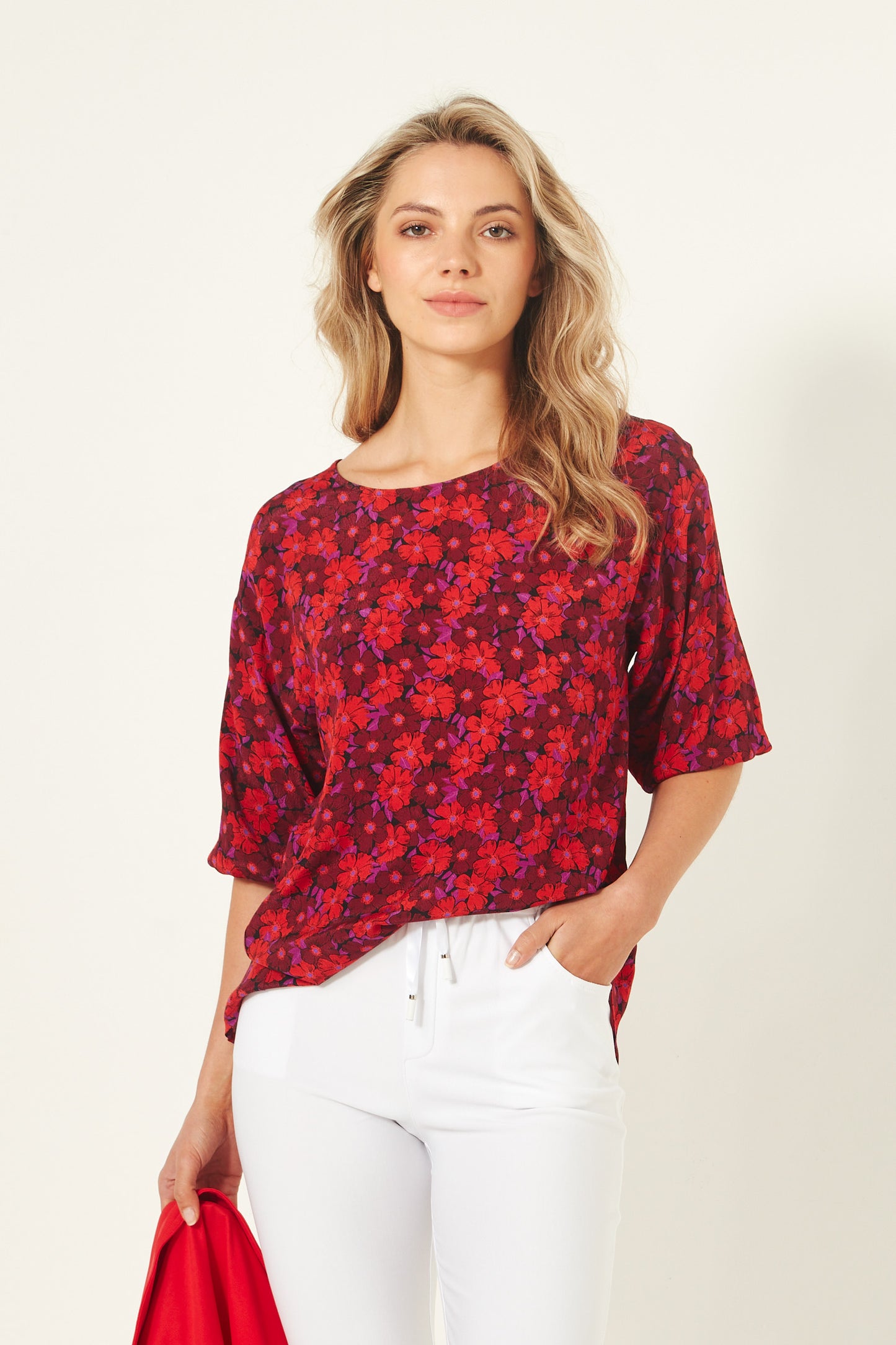 Lemon Tree - Sybil Top - LT903 - Floral Print - 40% Off