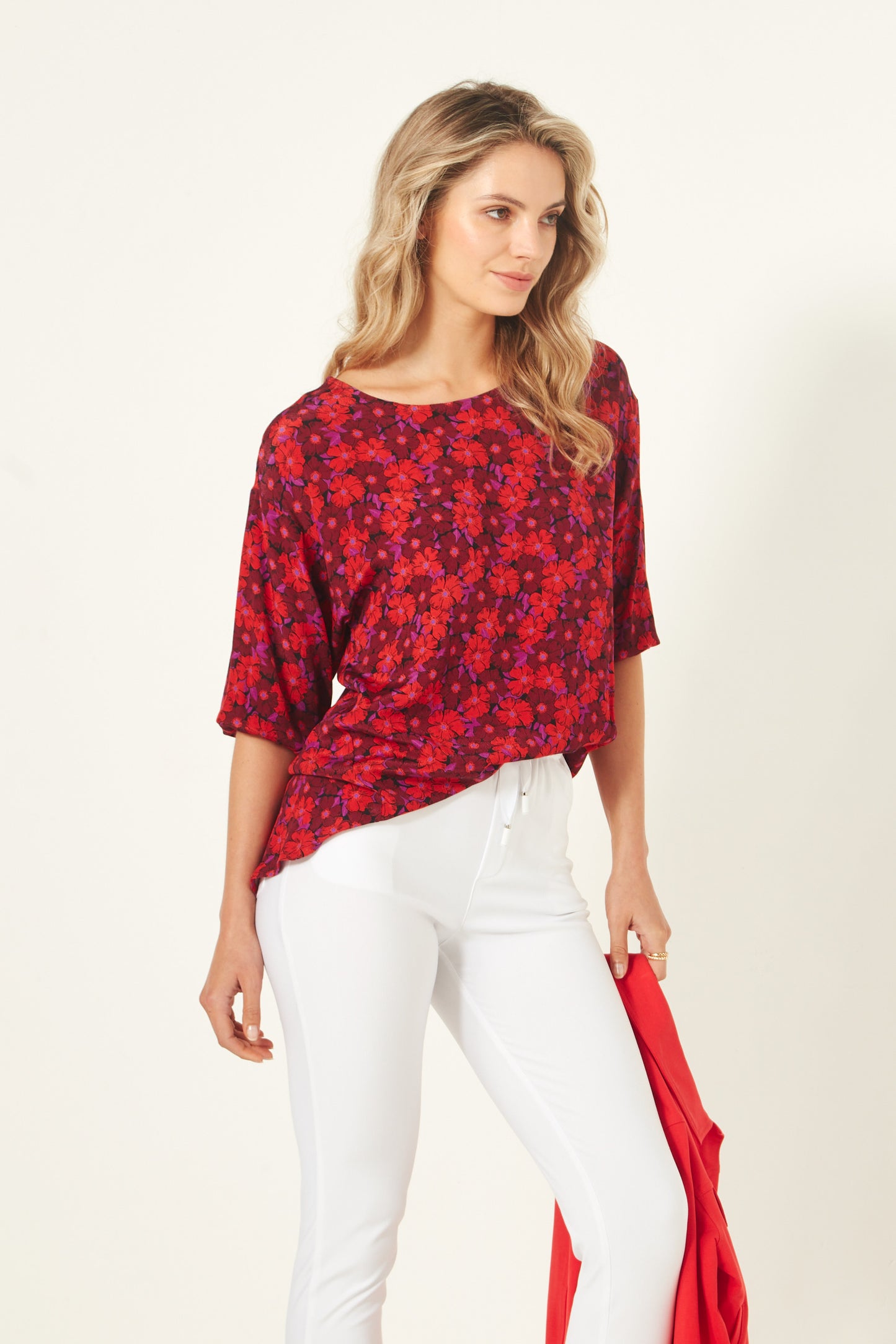 Lemon Tree - Sybil Top - LT903 - Floral Print - 40% Off