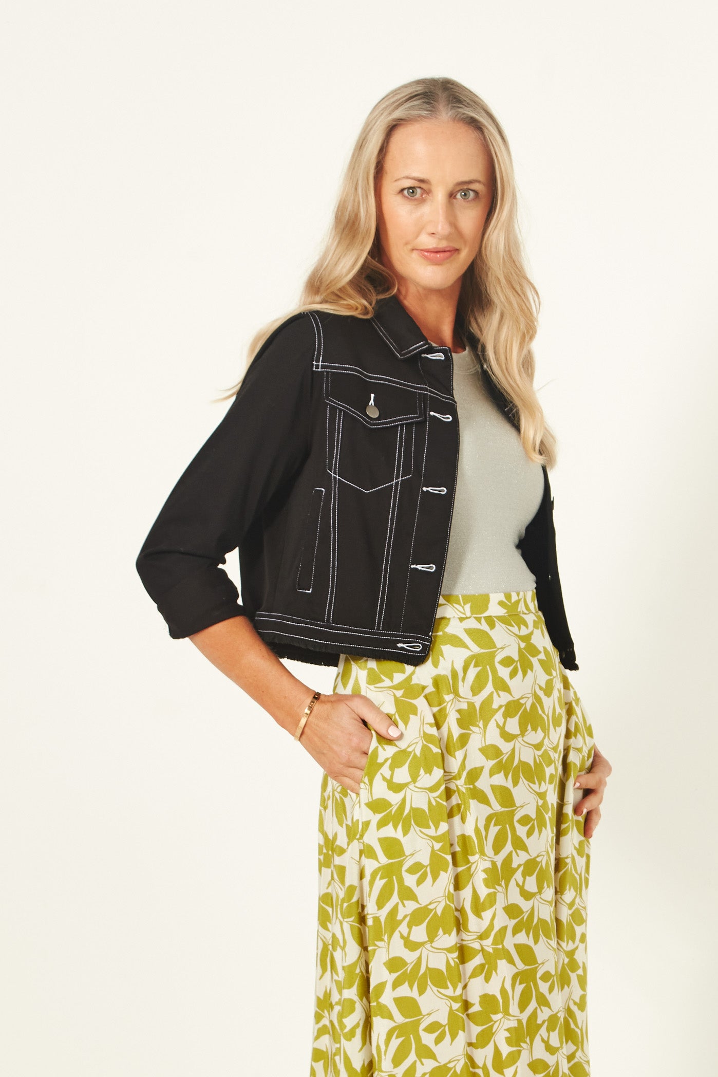 Lemon Tree - Sadie Jacket - Black - LT961 - 40% Off