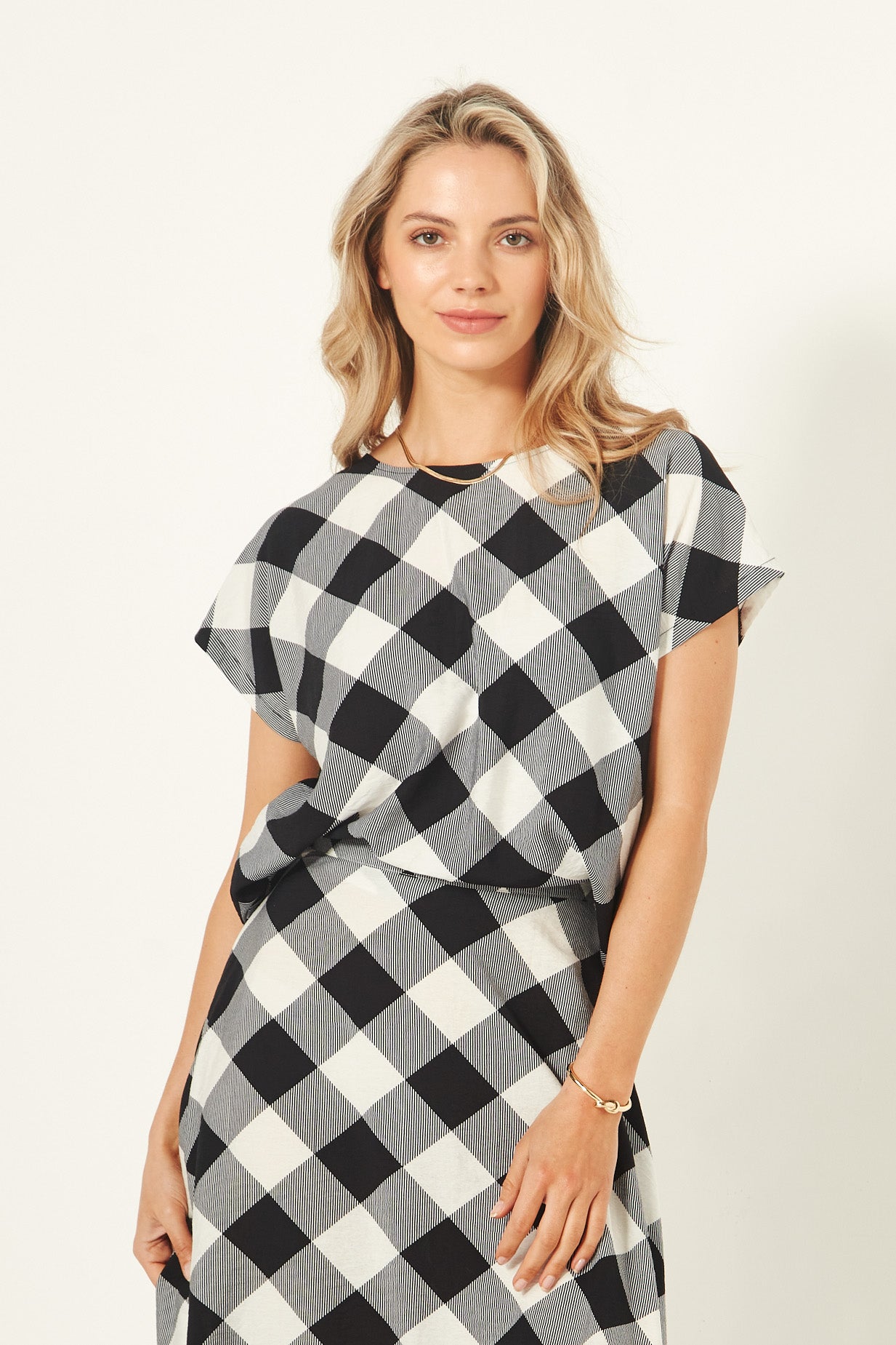 Lemon Tree - Melani Top - LT911 - Gingham