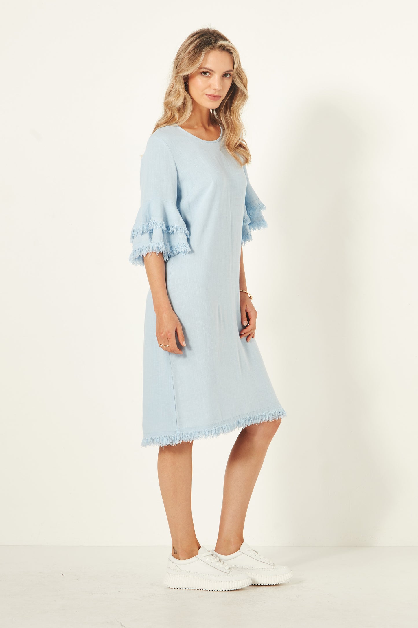 Lemon Tree - Lurdes Dress - LT947 - Sky Blue