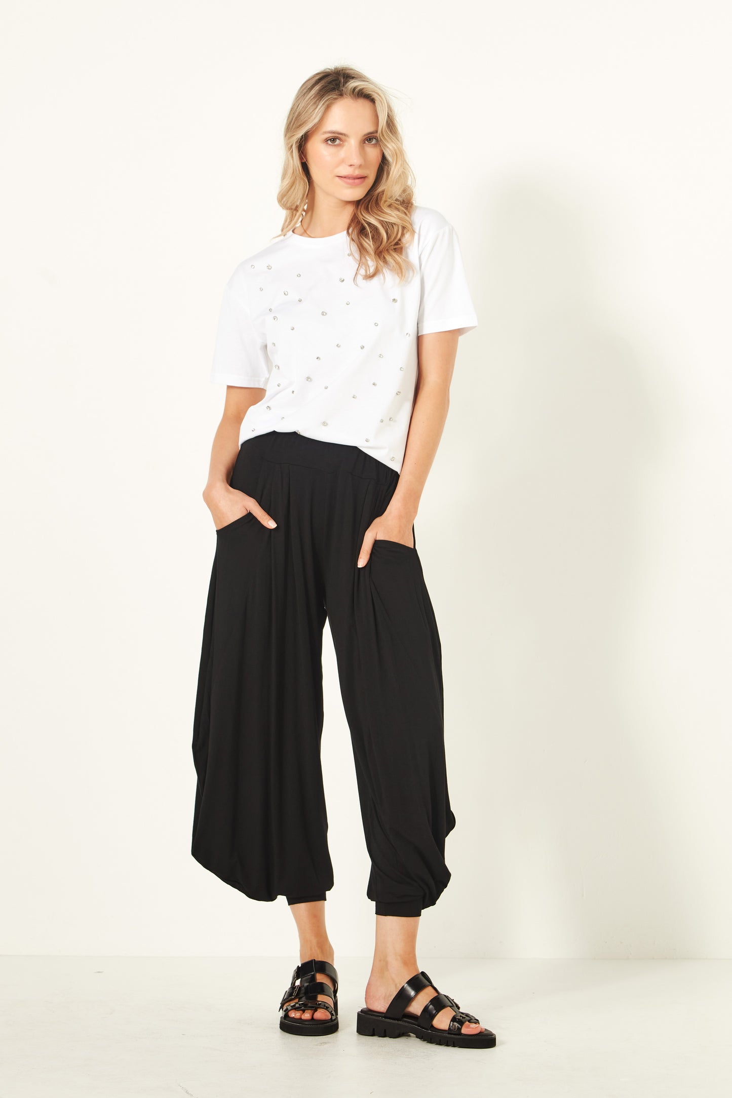 Lemon Tree - Lenka Pant - LT923 - Black - 40% Off