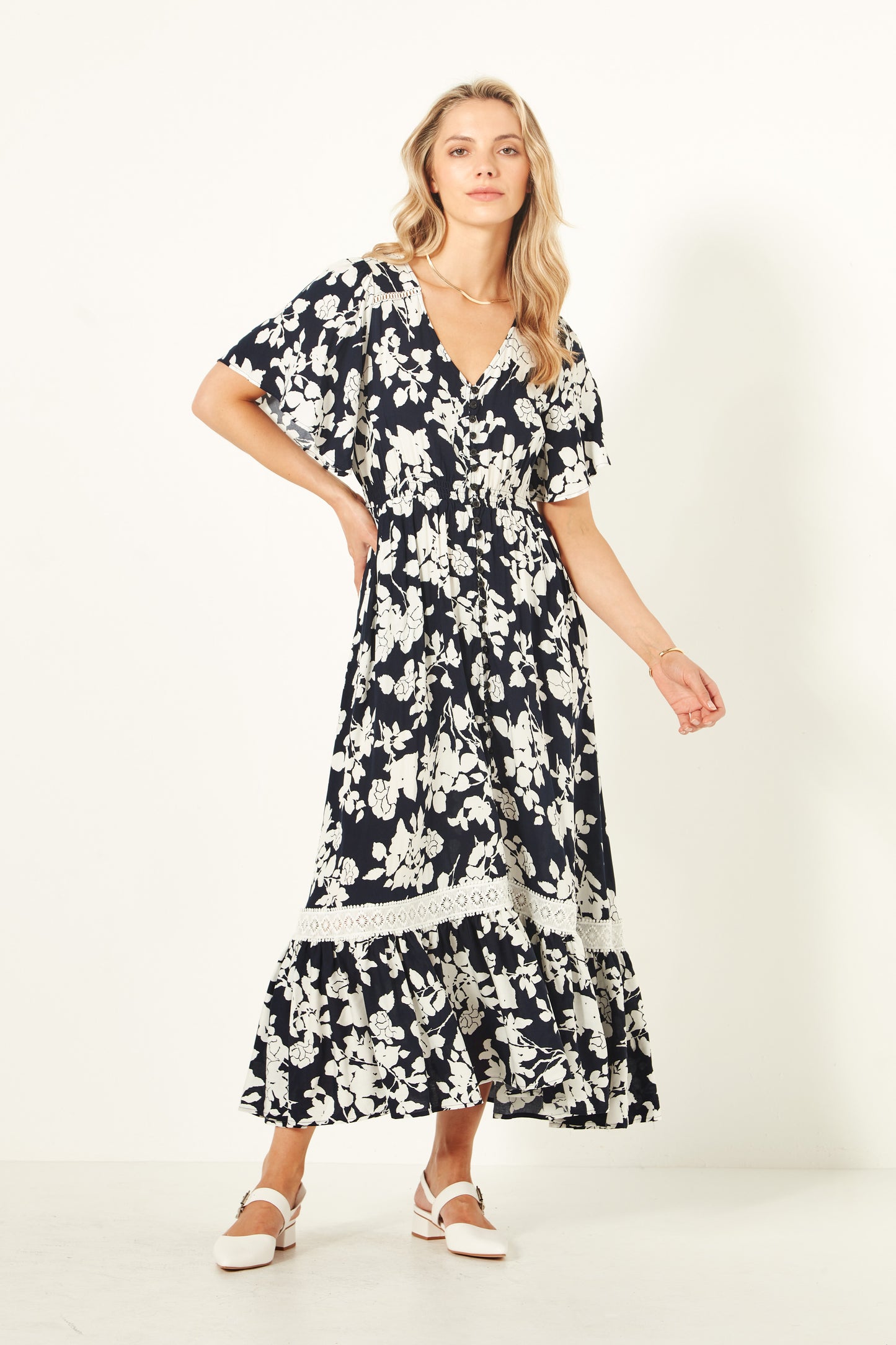 Lemon Tree - Jolander Dress - LT946 - Navy Floral