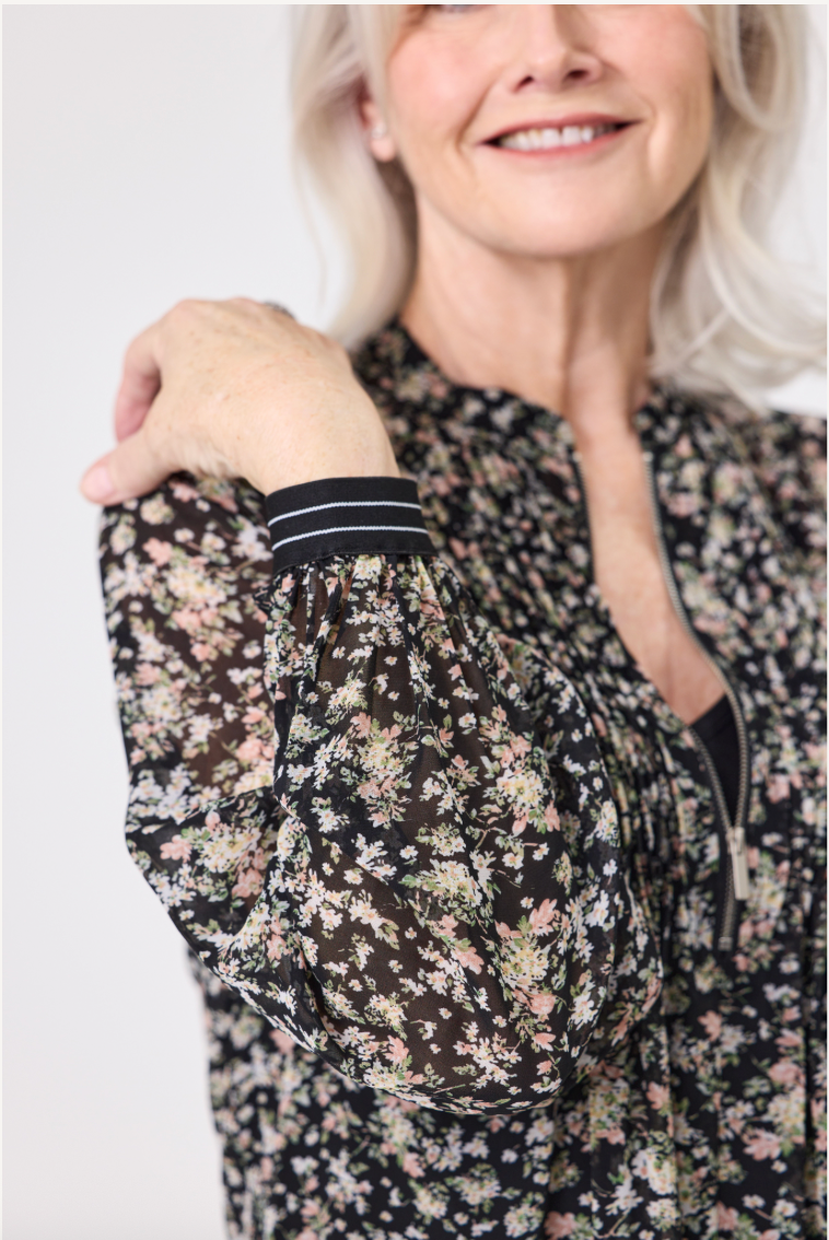 Liz Top & Singlet - Bouquet Print