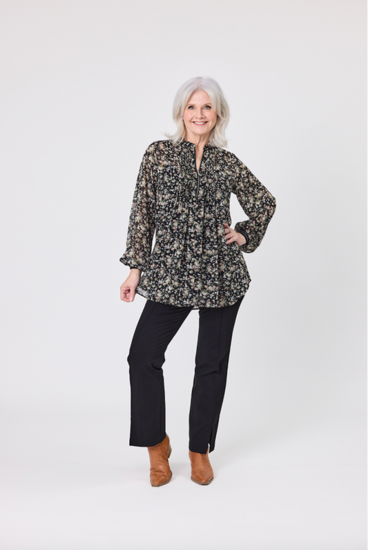 Liz Top & Singlet - Bouquet Print