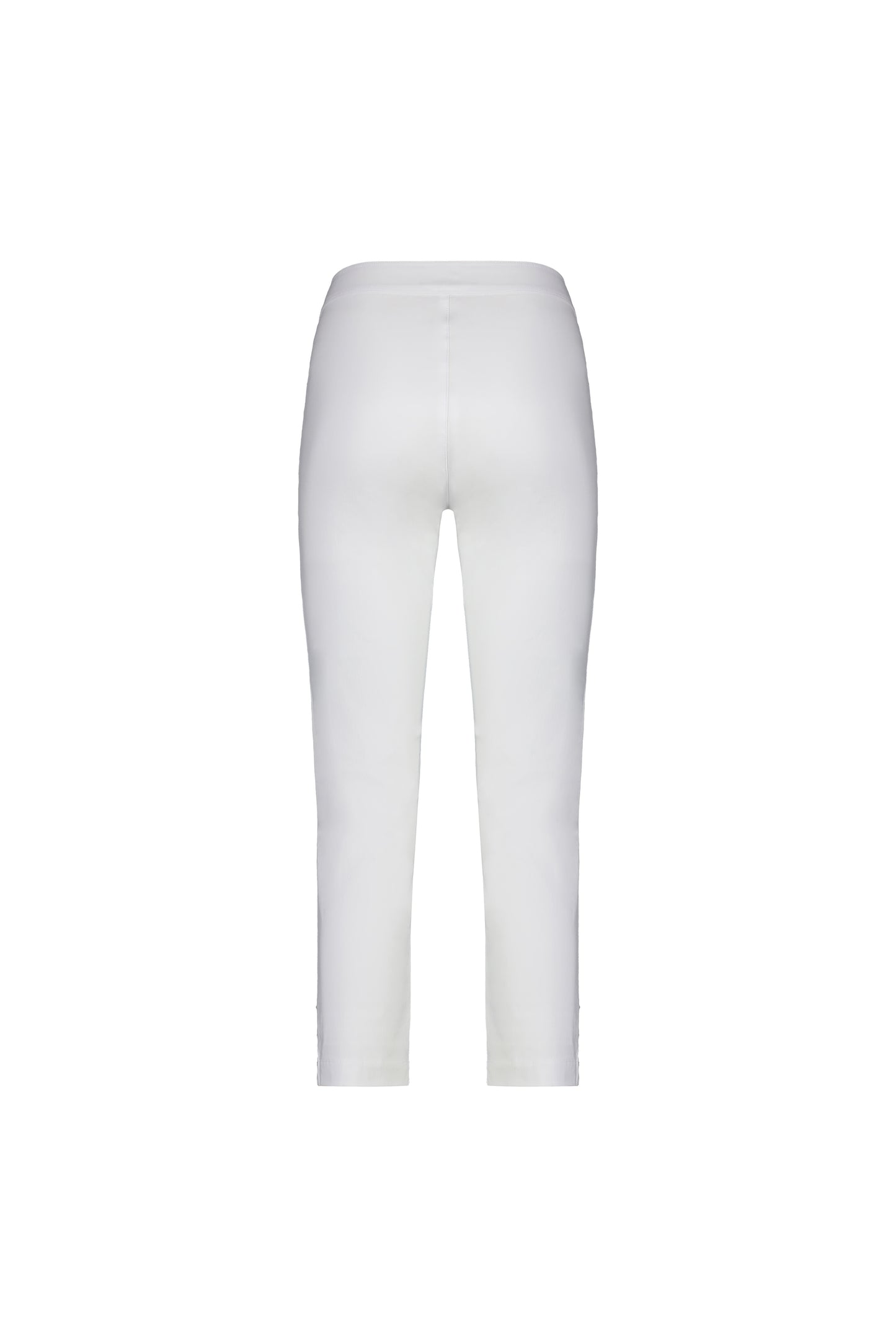 Macjays - Mercy Crop Pant with Diamantes in Faille - White - M6245