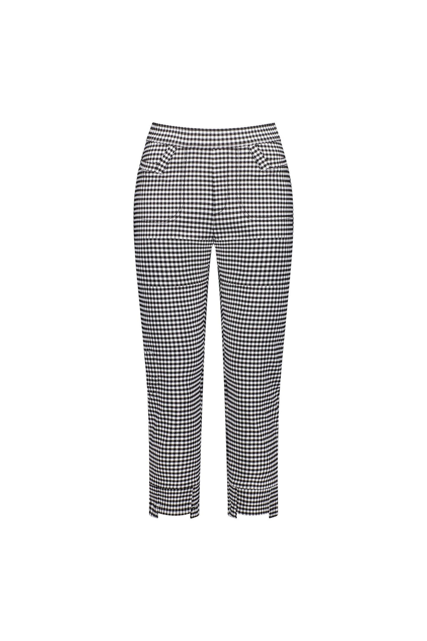 Macjays - Roam Crop Faille pant -  Gingham - M6515