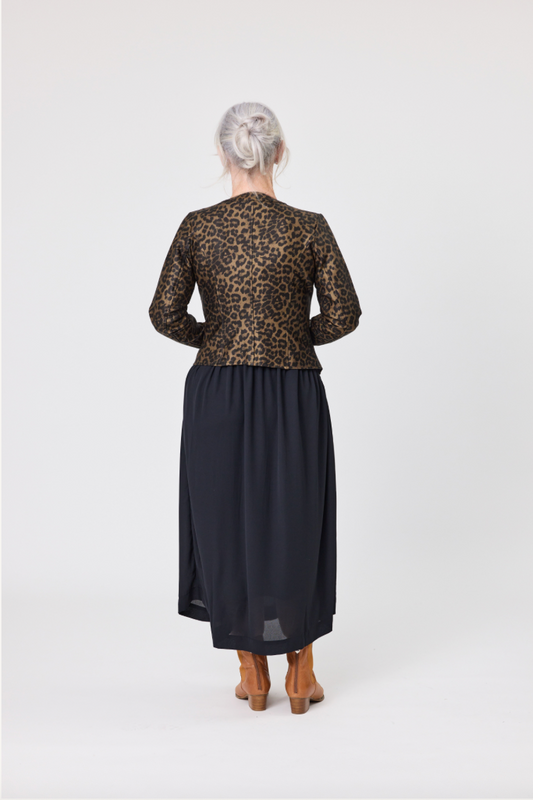 Mika Jacket - Toffee Leopard
