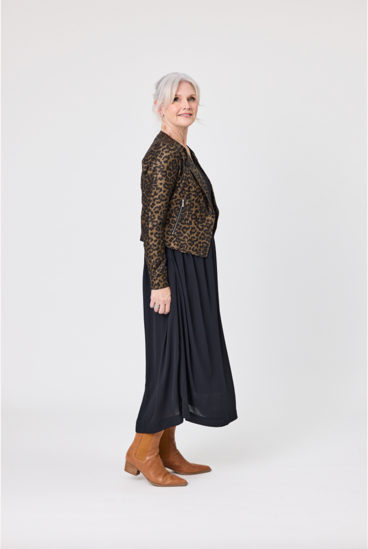 Mika Jacket - Toffee Leopard