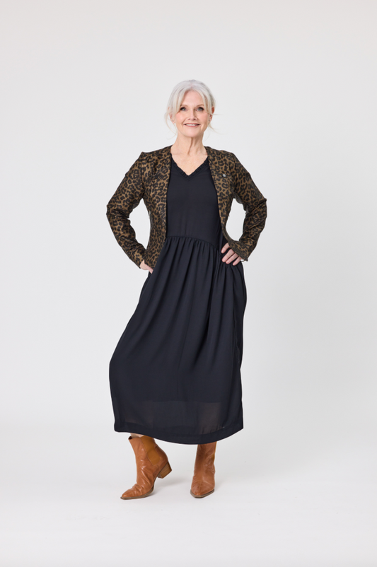 Mika Jacket - Toffee Leopard