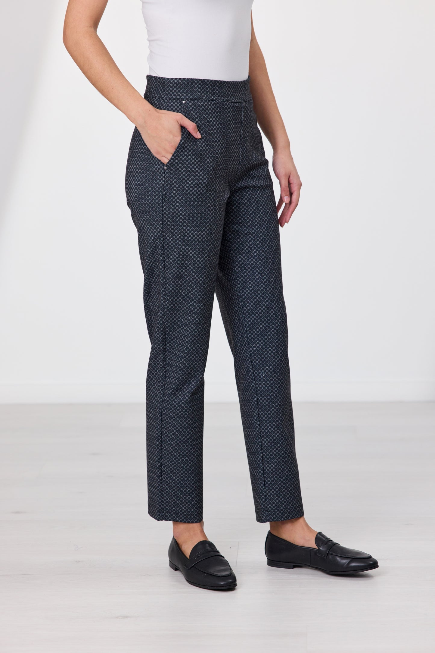 Owen Ponti Pant - Circle Dash Print
