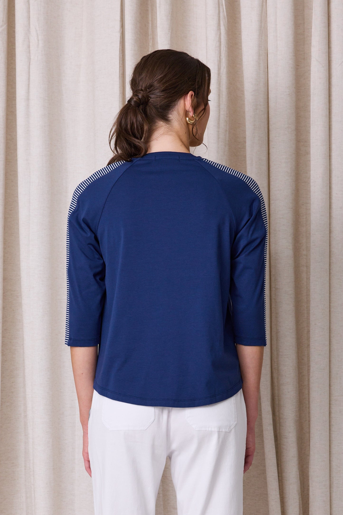 Marquee Rib Slice Tee - Due Aug/Sept