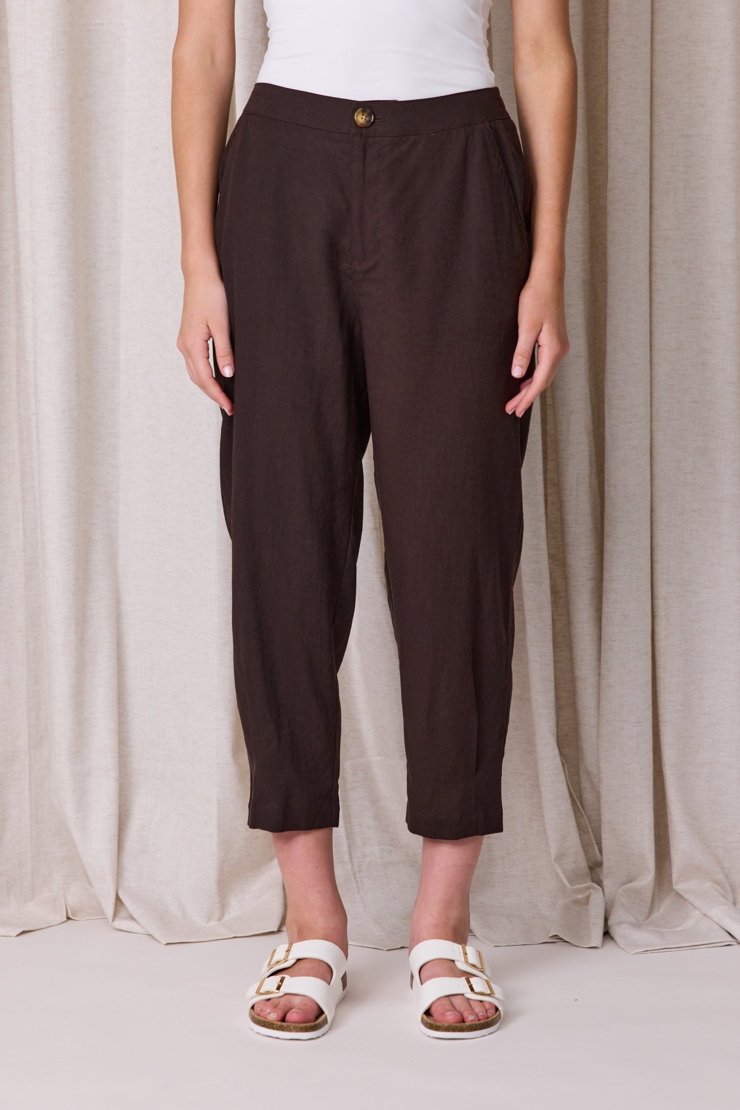 Portofino Pant - Cocoa - Due Aug/Sept