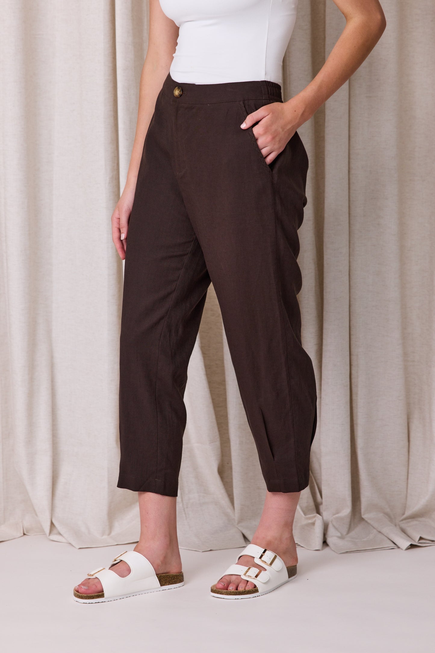 Portofino Pant - Cocoa - Due Aug/Sept