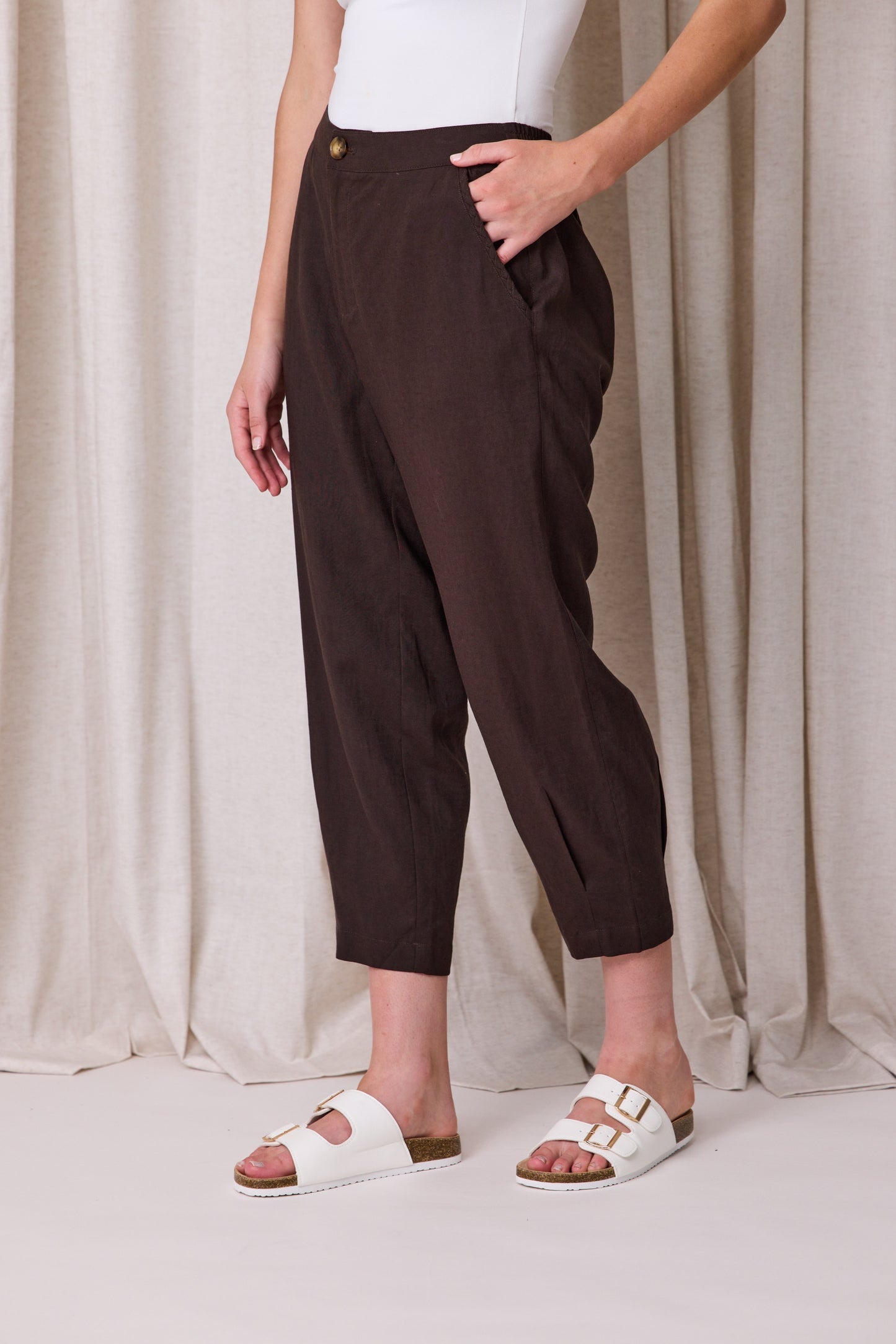 Portofino Pant - Cocoa - Due Aug/Sept