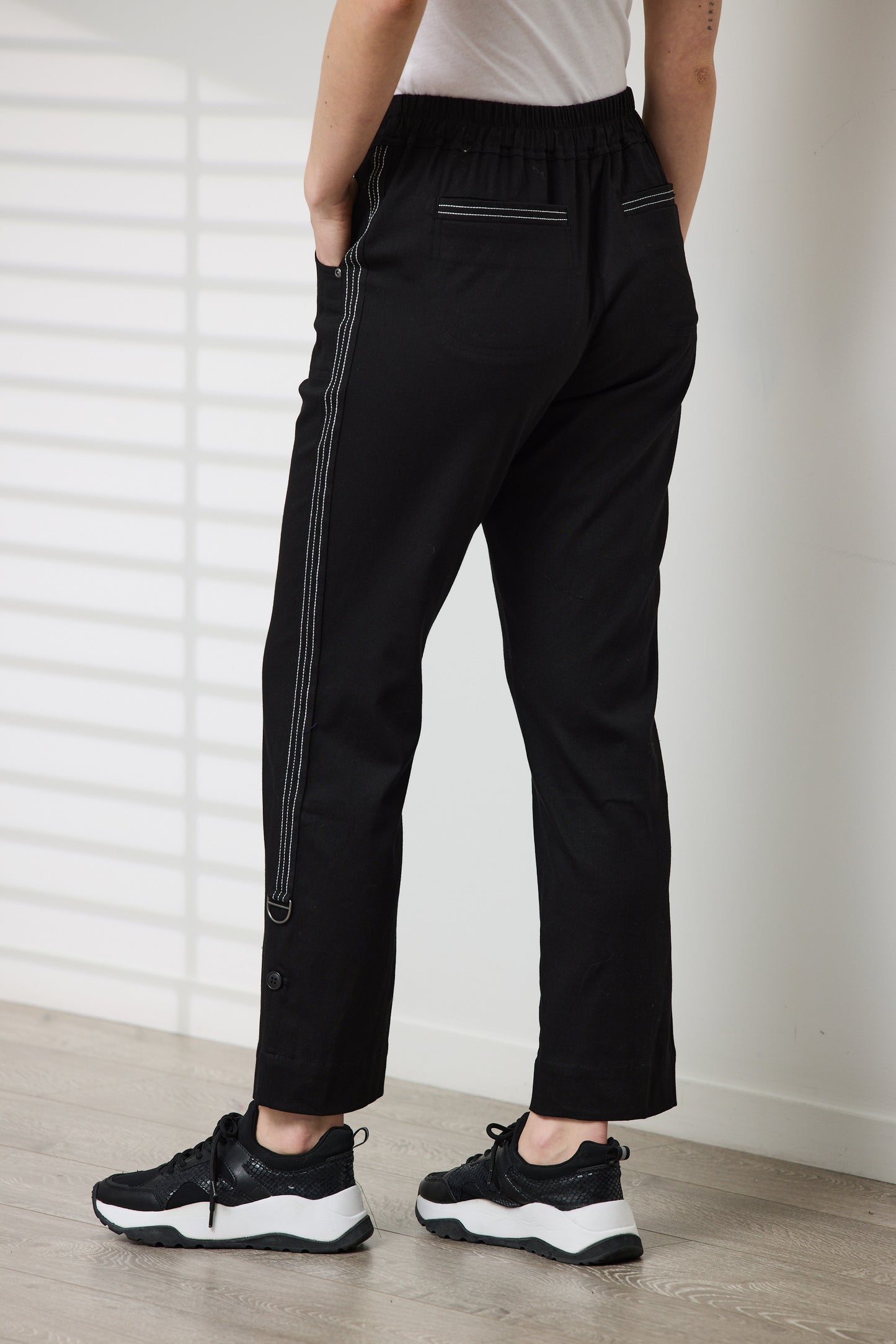 Newport - Aiden Cotton Twill Pull On Pant -  NP27780 - Black - INSTORE