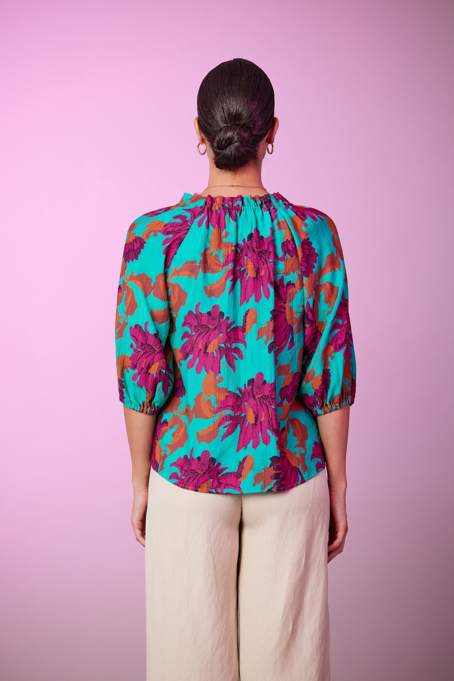 Newport - Riviera Blouse - NP28342 - Riviera Print