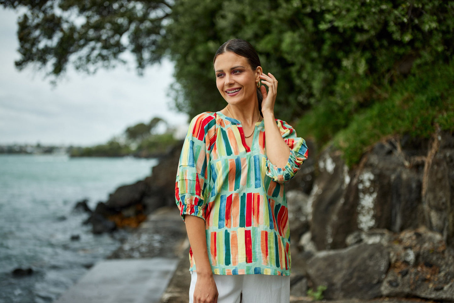 Newport - Canopy Blouse - NP28912- Canopy Print