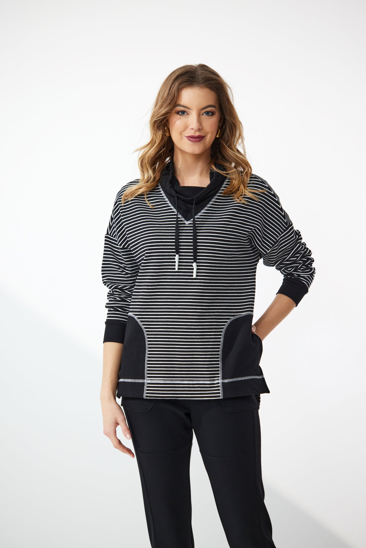 Terrace Stripe Sweatshirt - NP28990 - Black Stripe - Due Feb/Mar