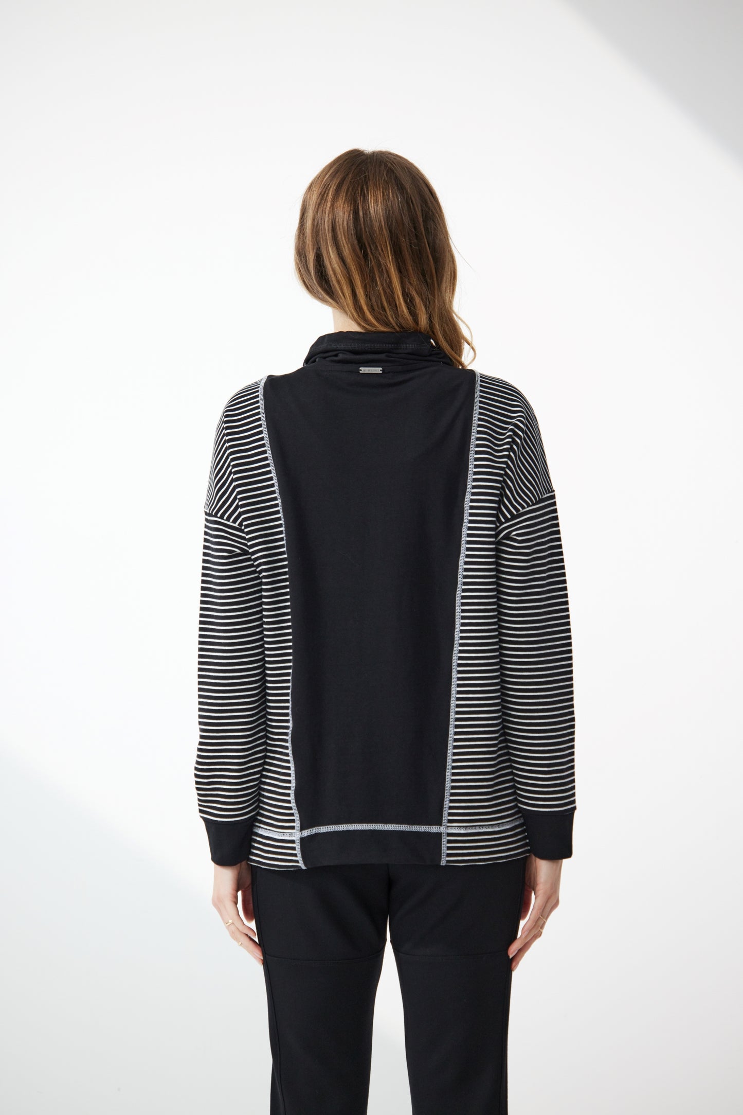 Terrace Stripe Sweatshirt - NP28990 - Black Stripe - Due Feb/Mar