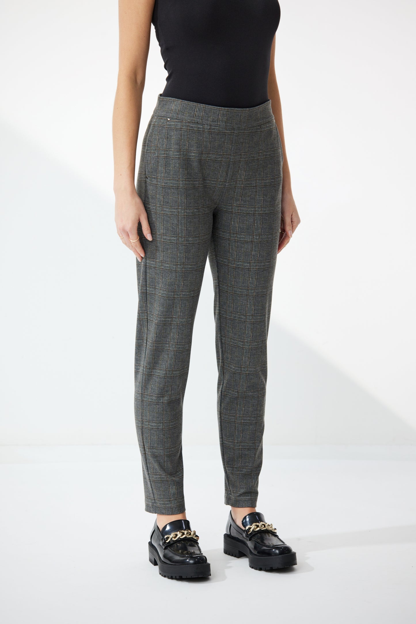 Owen Ponti Pant - NP28995 - Toffee Mix Check - Due Feb/Mar