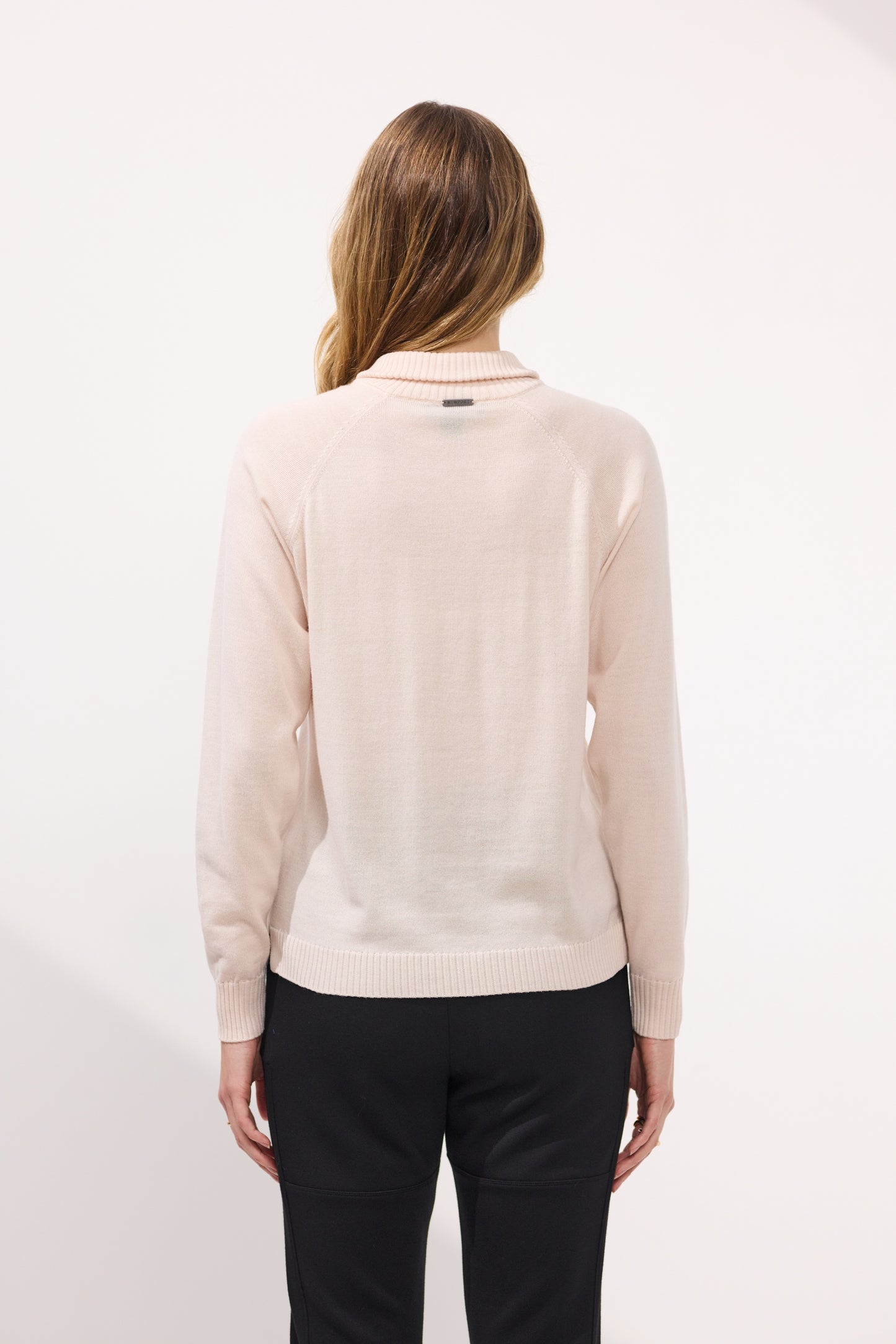 Andre Half Zip Merino Jumper - NP29194 - Oyster - Due Feb/Mar