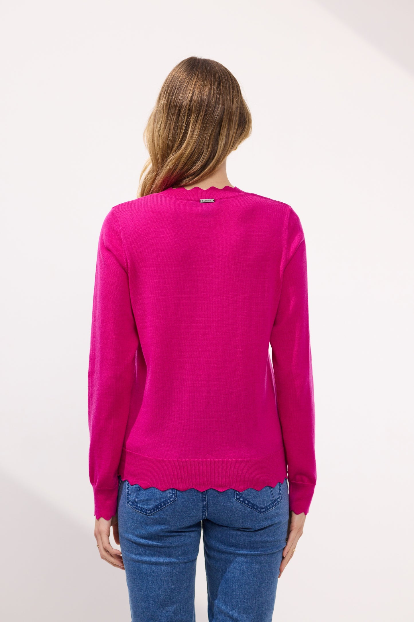 Ruby Merino Jumper - NP29197 - Bright Pink - Due Feb/Mar