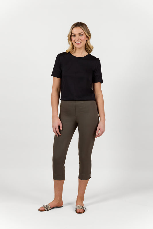 P5363 - Paris Bordeaux Pull On - Khaki - 30% Off